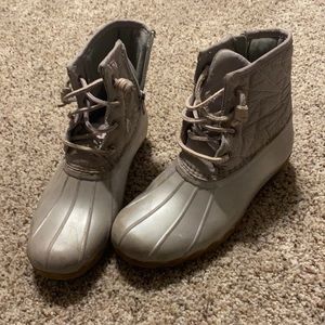 Girls Sperry Saltwater Boots - Size 3